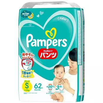 Подгузники Pampers Smooth Care 62 шт. [Размер трусиков] (4~8 кг)