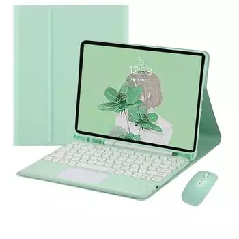 Подходит для iPad10 2022, круглая сенсорная клавиатура с Bluetooth, защитный чехол pro11, клавиатура 10,2 0 черный белый