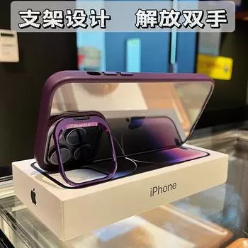 Подходит для iPhone16, невидимый держатель линз, чехол для мобильного телефона, прозрачная литая пленка для линз Apple 15, защитный чехол 1413 iPhone14