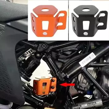 Подходит для KTM 390 Adventure ADV 2022 мотоцикла, задняя тормозная крышка резервуара для тормозной жидкости, защитный кожух оранжевый