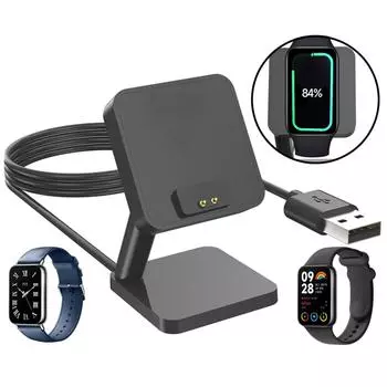 Подходит для MiBand 8 Pro Магнитное зарядное устройство Адаптер питания USB-кабель для зарядки Док-станция Кронштейн Подставка для смарт-часов Станция