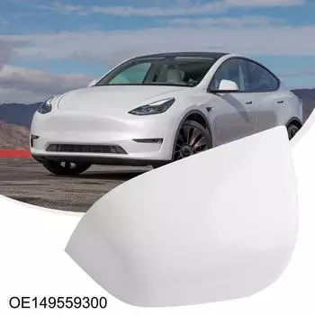 Подходит для Tesla Model Y 21-23 Белый ABS Левая боковая дверь Зеркало Крышка Белый 149559300 Аксессуары для транспортных средств CHINA