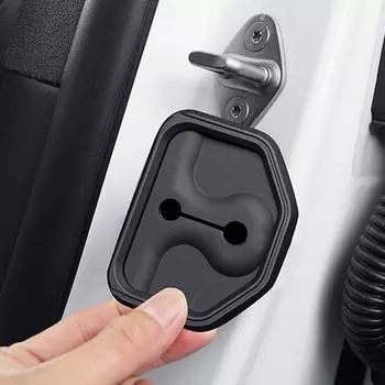 Подходит для Volvo EX30 Anti Rust Silicone Door Lock Cover Accessories Anti Rust Silicone чёрный