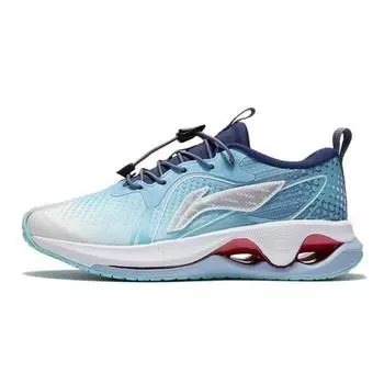 Подкладка Молодежные кроссовки Jumping Speed Shock Absorbing Нескользящие износостойкие низкие спортивные повседневные туфли Детские кроссовки Синие YKFS002-1