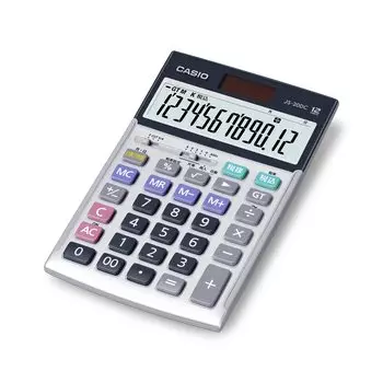 Подлинный практичный калькулятор Casio с 12-значным вычислением времени суток, серебристый, соответствует Закону об экологически чистых закупках, имеет сертификат Eco Mark и