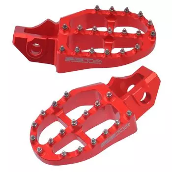 Подножка алюминиевая ZETA RACING GASGAS KTM Red Dirt Freak DIRTFREAK SX/SX-F/EXC/EXC-F/XC/XC-F/TC/FC/TE/FE/TX/FS ZE93-1822 красный