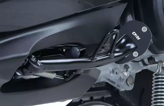Подножка-башмак для YAMAHA Majesty R&G Серебристый/Черный S(14-), S-Max(14-) RG-PKS0068SI