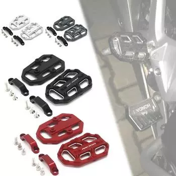 Подножка NC750 NC700 подножка подножки педали подставка для ног для Honda NC750X NC750S NC700S NC700X увеличенная педаль NC700 LOGO Black