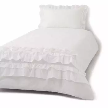 Пододеяльник Francfranc Puffle Single White белый