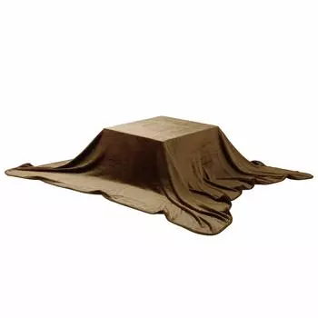 Пододеяльник Ikehiko Kotatsu Rectangle Flurry 200 x 240 см Коричневый Одеяло Среднего размера Простой Плоский Прибл.. #5890919