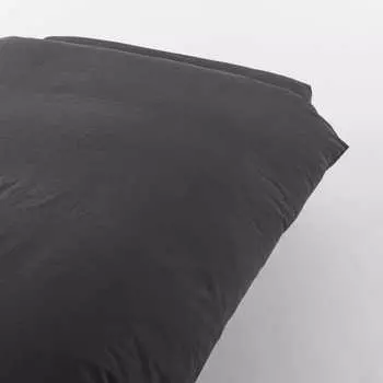 Пододеяльник MUJI Washed темно-серый Queen Size 210 x 210 см 83333355