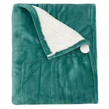 Подогреваемый плед Sherpa Electric Throw Mat AC220V Europe CE Asia SA Warm Up Heating Sofa Cover Pad Double Size 130x150CM 130x150CM