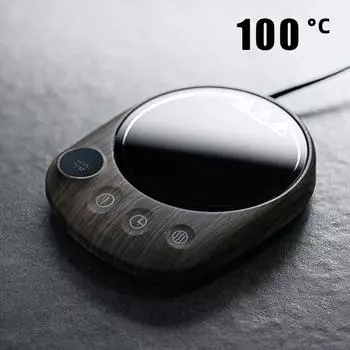 Подогреватель для чашек 100°C, подогреватель для кружек для кофе, чайников, подставка под стакан с 5 скоростями, подогреватель для чашек для кофе, молока, чая, 220 В