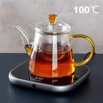 Подогреватель для чашек 300 Вт, подогреватель для кружек 100 ° C, электрическая плита с 3 скоростями, подогреватель для кофе