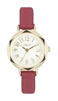 [Подписаться] Часы Fragola Hexagon Bezel Watch E02024S-1 RD женские красные