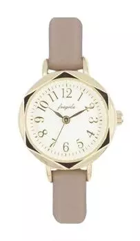 [Подписаться] Часы Fragola Hexagon Bezel Watch E02024S-1 MOC женские бежевые