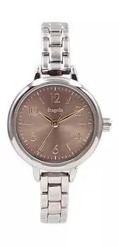 [Подписаться] Часы Fragola Standard Form Metal Watch N02421S-2 SVMOC Women s Silver