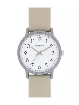 [Подписаться] Часы TEA SPOON Basic Color Rubber Watch N03722A-1 GY женские серые