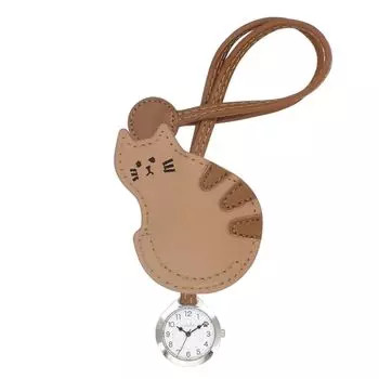 [Подписаться] Карманные часы IWAWP catmint (Кошачья мята) Часы с поворотным ремешком в виде кошки E03423A-6 BR женские