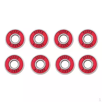 Подшипники для роликовых коньков Abec 9 Purple_28x8x7mm