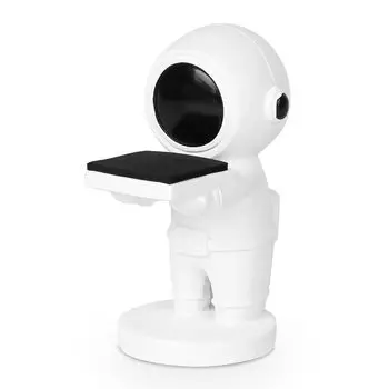 Подставка для часов Baskiss Alien, подставка для часов, подставка для часов, подставка для часов, дисплей, место для хранения 1 часов, орех, часовая смола, белый