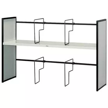 Подставка для книг Plus Bookend Unit, очень большая ширина 85 см, 2 уровня, тип 85CN, светло-серый 63-908 светло-серый