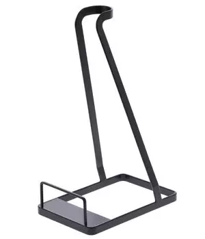 Подставка для пылесоса Yamazaki Jitsugyo Stick Cleaner Stand, черная, Ш15 x Г24 x В38 см, башенная подставка для беспроводного пылесоса, подставка для пылесоса 3274, прибл.