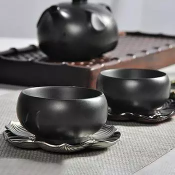 Подставка под чашку Yousheng, нескользящая, с хорошей изоляцией, в форме лотоса, из сплава, для декора стола, для ежедневного использования