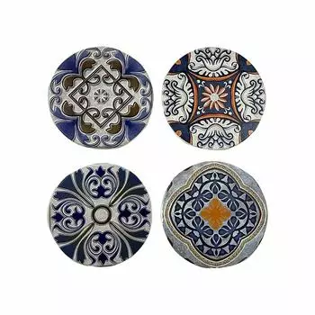 Подставки DKD Home Decor Плитка 10,8 x 10,8 x 0,7 см