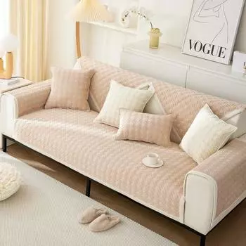Подушка для дивана Nordic Cream Ins Style Four Seasons General Fabrics Чехол для дивана Полотенце для спинки 70*70cm