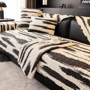 Подушка для дивана в американском стиле Four Seasons, универсальная легкая роскошная высококачественная подушка, нескользящая кожаная ткань для чехла на диван 70*70