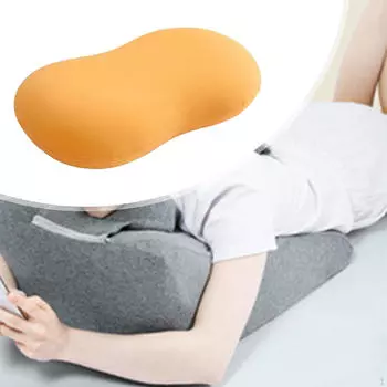 Подушка для шеи Cat Belly Memory Foam для сна на боку и спине оранжевый