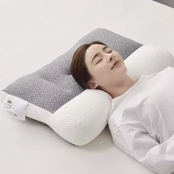 Подушка для шеи Four Seasons Spine Alignment - современная, стираемая в стиральной машине, удобная, средней жесткости, подушка для постельного белья 1000g
