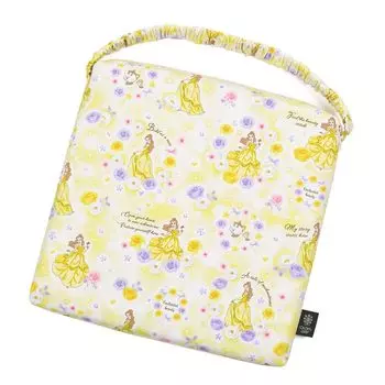 Подушка для стульев Disney Zabuton Girls Stylish Zabuton AND THE Belle N3885600 Стеганая/Белль/КРАСАВИЦА, ЧУДОВИЩЕ/Белль/Принцесса