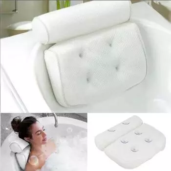Подушка для ванны SPA Non-Slip с присосками для ванны Подушки для шеи и спины Утолщенная подушка для дома Джакузи