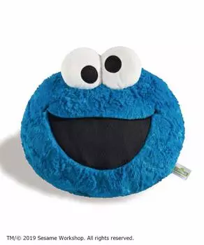 Подушка-фигурка монстра SESAME 3090467 STREET/Cookie синий