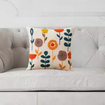 Подушка с цветочным узором, чехол для дивана и кровати Style A