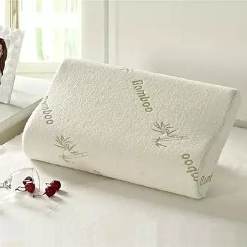 Подушки из пены с эффектом памяти 40*25 см, подушка из бамбукового волокна, медленный отскок, здравоохранение, расслабляющие шейные ортопедические подушки, поддержка шеи 40x25x5cm