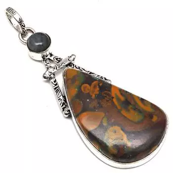 Подвеска Azuboo Lite Gemstone Handmade Подарок на День матери Серебряное украшение 2.5