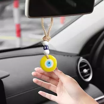 Подвеска для автомобиля Devil Blue Eyes, подвеска Turkish Blue Evil Eye, подвеска Turkish Blue Evil Eye, подвеска Evil Eye Charm, приносящая удачу в салоне автомобиля