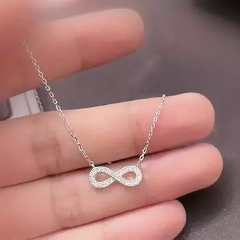 Подвеска-кольцо Usmobi, Микро-инкрустированная цирконами шейная цепочка, Ежедневные изысканные украшения.