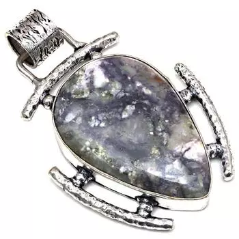 Подвеска Tiffany Jasper Gemstone Gift For Her Серебряные украшения 2