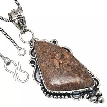 Подвеска Turtella Jasper Gemstone Подарок на День святого Валентина Серебряное ювелирное изделие 2.25