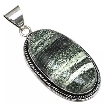 Подвеска Zebra Jasper Gemstone Handmade Gift For Her Silver Jewelry 2