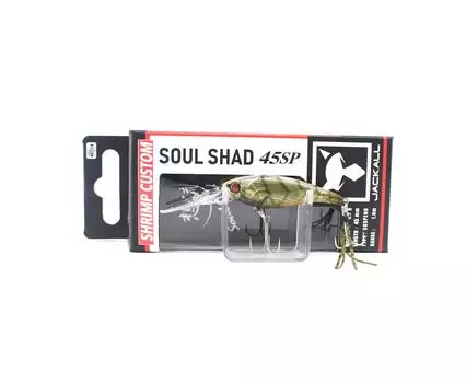 Подвесная приманка Jackall Soul Shad 45SP Babataku Gasagasa Shrimp (9620)