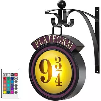 Подвесной ночник Гарри Поттер 9 3/4 подарок на годовщину для киноманов