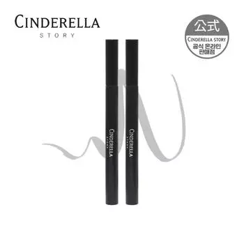Подводка для глаз Cinderella Story Touch-Up Eyeliner 0,6 мл, 2 шт., Угольно-черный