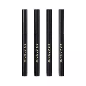 Подводка для глаз Iron Wall Girl Square Edge Eyeliner 0,15 г, квадратная черная, 4 шт.