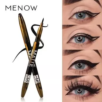 Подводка для глаз MENOW Cool Black с мягким кончиком подводка для глаз