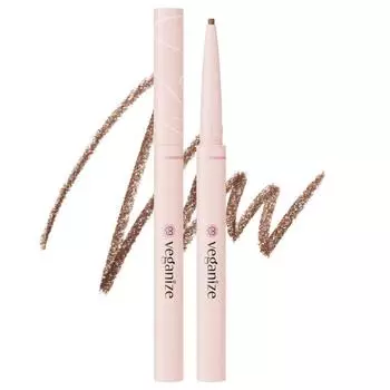 Подводка для глаз Self Beauty Veganize Slim Gel Pencil Eyeliner 0,12 г, 03 Cocoa Brown, 1 шт.